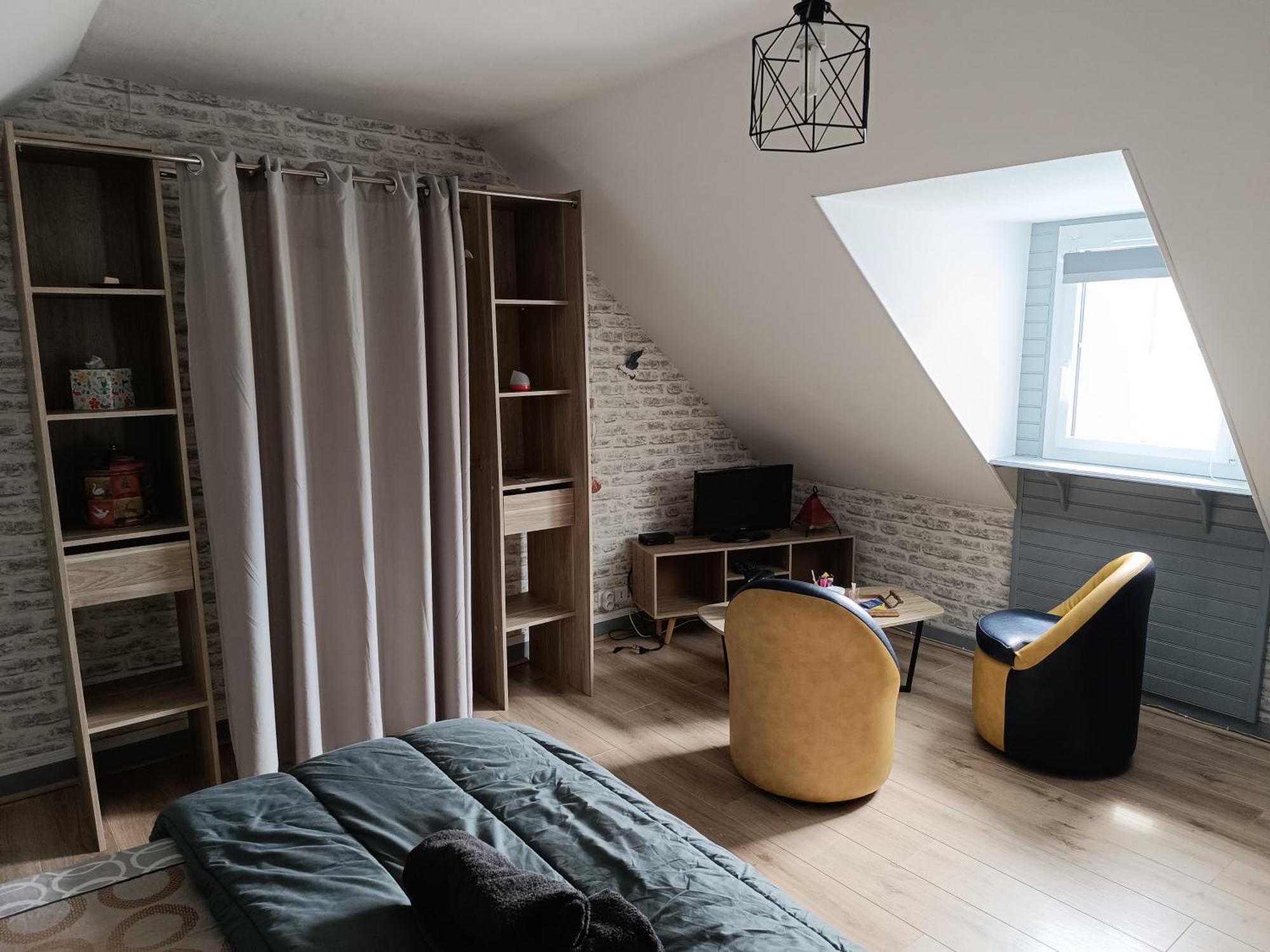 Chambre Chez L'Habitant " Les Ritieres " Plomeur Buitenkant foto