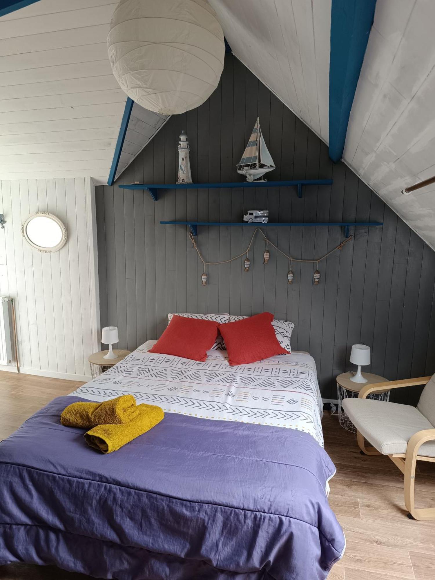 Chambre Chez L'Habitant " Les Ritieres " Plomeur Buitenkant foto
